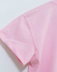 Camiseta Cropped Rosa