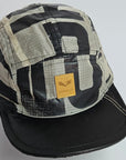 Boné Five Panel Silver Black