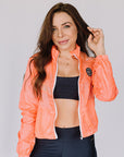 Jaqueta Cropped Orange