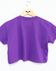 Camiseta Cropped Purple