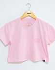 Camiseta Cropped Rosa