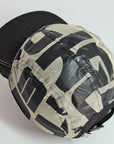 Boné Five Panel Silver Black